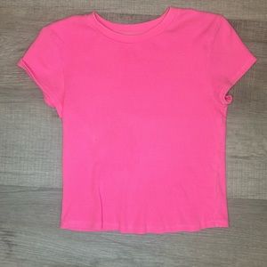 Bright pink t-shirt